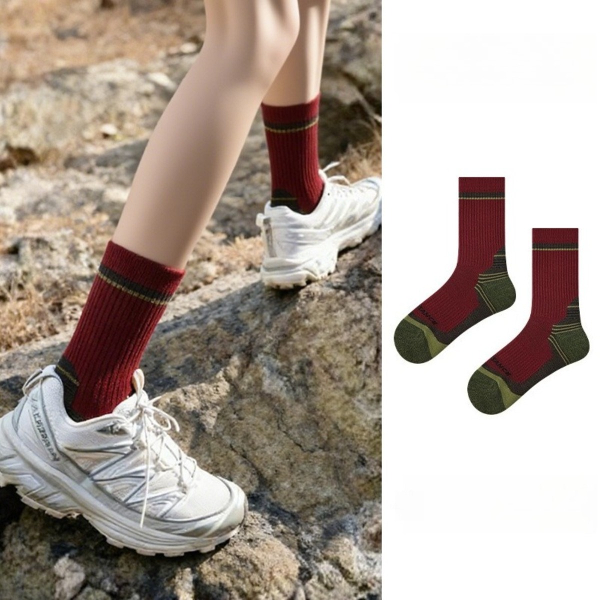 Kaos Kaki Wol Merino Pria Wani - Wool Hiking Sock ulasan dan harga