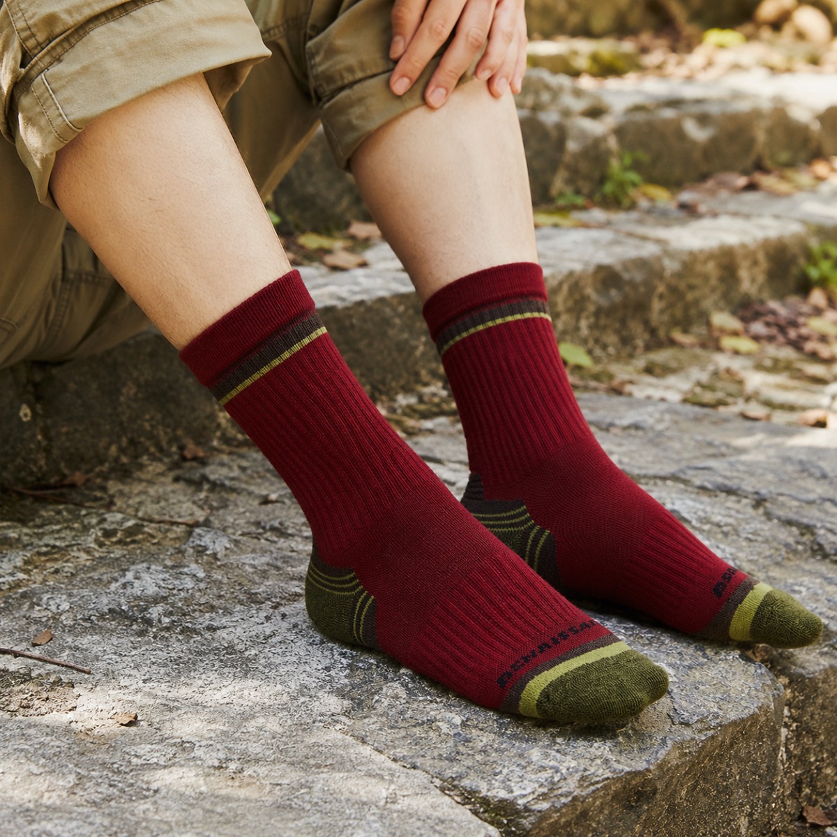 Kaos Kaki Wol Merino Pria Wani - Wool Hiking Sock ulasan dan harga