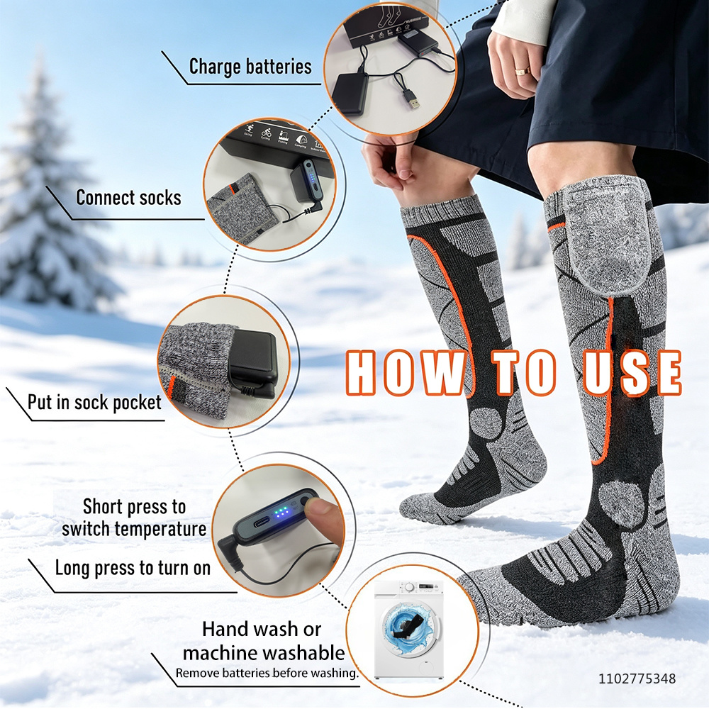 Kaus Kaki Pemanas Baru yang Da - Thermal Sock Winter ulasan dan harga