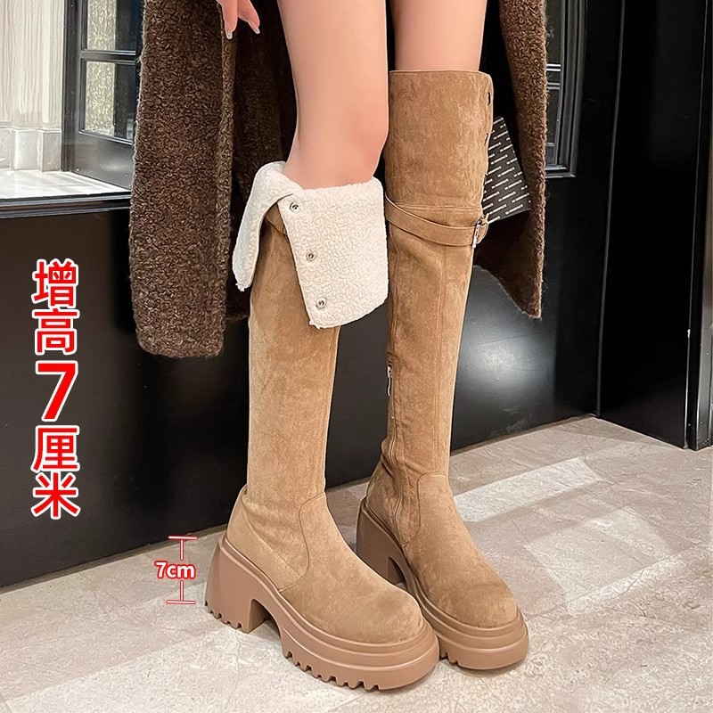 Sepatu bot setinggi lutut 2025 - Knee High Sock Women ulasan dan harga