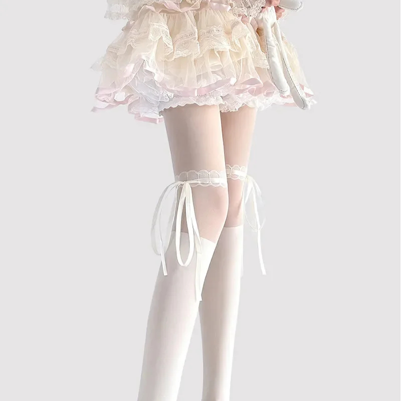 Stoking Sutra Manis Lolita Cos - Tights Pantyhose Sheer ulasan dan harga